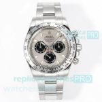 ARF Swiss Clone Rolex Daytona 40mm Swiss 4131 Grey Dial 904L Oyster Watch 